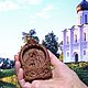 Миниатюрная Икона из дерева - Святые Петр и Феврония, Иконы, Владимир,  Фото №1