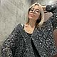 Кардиган с пайетками а-ля Брунелло Кучинелли. Кардиганы. Galina-krizhevskaya. Интернет-магазин Ярмарка Мастеров.  Фото №2