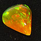 El ópalo de etiopía 3,25 ct, 13,2 x 10,2 mm. Cabochons. Gold Smith Valerij. Ярмарка Мастеров.  Фото №5