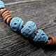 The ceramic beads in the style of 'Ethno'. Folk decorations. 13marko. My Livemaster. Фото №4
