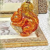 Сувениры и подарки handmade. Livemaster - original item Christmas decorations: Red squirrel. Handmade.