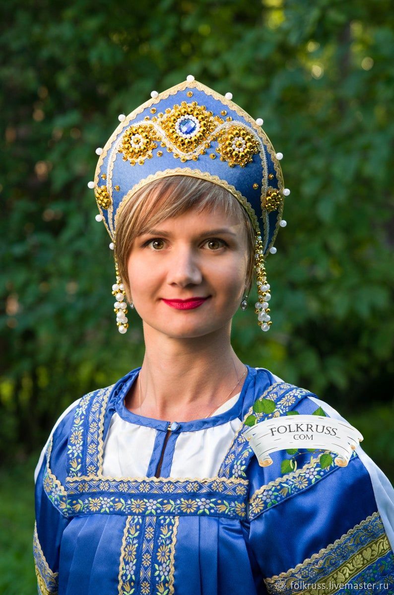 Русские народные головные уборы – купить недорого в Москве старинный головной убор русского народа