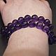 Amethyst purple faceted beads. Beads1. yakitoriya. My Livemaster. Фото №4