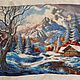 Set for embroidery with beads 'WINTER LANDSCAPE'. Embroidery kits. Beaded embroidery from Laura. Online shopping on My Livemaster.  Фото №2