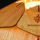 Настольный деревянный светильник Астеко мал вишня, лампа из дерева. Настольные лампы. Деревянные светильники Woodshire (woodshire). Интернет-магазин Ярмарка Мастеров.  Фото №2