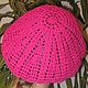 Заказать БЕРЕТ   "Мечта" ажурный вязаный. Gala  Devi crochet design ВЯЗАНИЕ. Ярмарка Мастеров. . Береты Фото №3