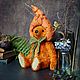 Мишка тедди Морковь. Мишки Тедди. Наталия Бурмистрова (NataliToys). Ярмарка Мастеров.  Фото №5