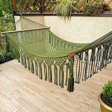 Дача и сад ручной работы. Ярмарка Мастеров - ручная работа Гамак " Кнотика". Handmade.
