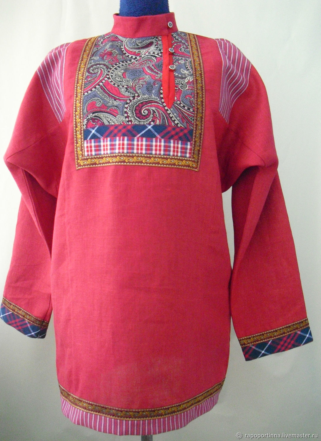 Русская Национальная рубаха-косоворотка 19 век
