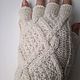 Purest wool mittens Irina, M. Mitts. HOBBIMANIYA. My Livemaster. Фото №4