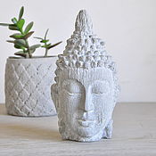 Для дома и интерьера handmade. Livemaster - original item The statue of Buddha made of concrete, grey wood texture. Handmade.