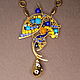 Order Cleopatra's Lotus Necklace Pendant. color of magic. Livemaster. . Pendant Фото №3