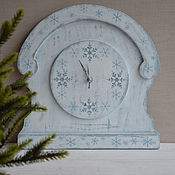 Для дома и интерьера handmade. Livemaster - original item mantel clock: Vintage Christmas watches. Handmade.