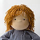 Doll - boy, 40 - 42 cm. Stuffed Toys. bee_littlefamily. My Livemaster. Фото №4