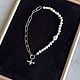 Колье с натуральным жемчугом ПЧЕЛА. Колье - цепь с подвеской. Колье. STATEMENTS JEWELRY Only_you_byElena. Ярмарка Мастеров.  Фото №4