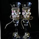 Rustic Wedding Glasses, Wedding Flutes, Toasting Flutes, Weddings, Wedding glasses, Moscow,  Фото №1