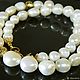 Order Necklaces Beads with natural Baroque pearl. Handwork of jewelry.. Livemaster. . Necklace Фото №3