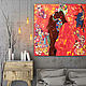 Red painting of Black African women Gustav Klimt, Nude erotica. Pictures. House of the Sun (irina-bast). My Livemaster. Фото №4