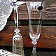 Винтаж: Парные бокалы для шампанского. "Bohemia". Винтаж. Стаканы винтажные. Мария Ретро-Магия 2. Ярмарка Мастеров.  Фото №4