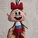 Игрушка из фетра Фёкла. Мягкие игрушки. Наталья Макарова (Wool magic). Ярмарка Мастеров.  Фото №4