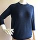 Джемпер с рукавом 3/4 из мериноса с шелком. Джемперы. Cashmere & Wool / Машинное вязание. Ярмарка Мастеров.  Фото №4