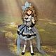 BJD doll, Alice in Wonderland. 1/4 41 cm. Full set. Ball-jointed doll. kuklandia-maria. My Livemaster. Фото №4