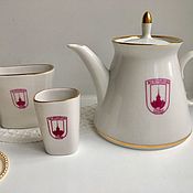Винтаж handmade. Livemaster - original item Set of dishes restaurant Metropol LFZ USSR teapot vintage antique. Handmade.