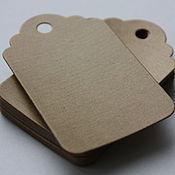 Материалы для творчества handmade. Livemaster - original item The tag, the tag from Kraft cardboard. Handmade.