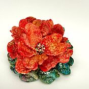 Украшения handmade. Livemaster - original item Flower Decoration Pin Brooch: 