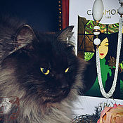 Винтаж handmade. Livemaster - original item Getting to know Lyra. Necklace by Monet.. Handmade.