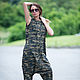 Женский камуфляжный комбинезон из хлопка - JP0356W2. Комбинезоны. EUG FASHION. Ярмарка Мастеров.  Фото №6