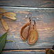 Almond bone earrings', Earrings, Krasnodar,  Фото №1