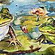 Заказать "Романтическая атмосфера". Картина. Д. Маливани. Художник Диана Маливани. Ярмарка Мастеров. . Картины Фото №3
