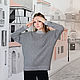 Свитер женский кашемировый серый Искушение. Свитеры. Knit_Ox   Оксана. Ярмарка Мастеров.  Фото №5