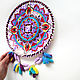Plate on the wall with tassels, a POM-POM 'Purple haze'. Plates. Art by Tanya Shest. My Livemaster. Фото №6