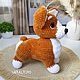 Вязаная игрушка собака корги. Щенок корги. Мягкие игрушки. LAPULI TOYS | Вязаные игрушки.. Ярмарка Мастеров.  Фото №4