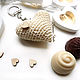 Keychain 5 cm Knitted heart white chocolate. Key chain. BarminaStudio (Marina)/Crochet (barmar). Online shopping on My Livemaster.  Фото №2