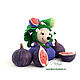 Knitted toys. figs! Collection ' Flower hedgehogs!'. Amigurumi dolls and toys. Cross stitch and beads!. My Livemaster. Фото №4