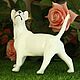 Фигурка бультерьер - керамическая статуэтка. Статуэтка. Арт Dog. Интернет-магазин Ярмарка Мастеров.  Фото №2