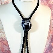 Аксессуары handmade. Livemaster - original item BOLO TIE 2 VARIANTS WITH A STONE 
