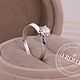 Помолвочное кольцо с бриллиантом 0,5 карат. Кольцо помолвочное. FROLOF JEWELRY. Ярмарка Мастеров.  Фото №6