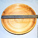 Wooden plate made of cedar wood. 27.3 cm. T12. Plates. ART OF SIBERIA. My Livemaster. Фото №5