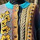 Жакет-пальто вязаный Цветы на асфальте. Кардиганы. Ольга Перова. Ярмарка Мастеров.  Фото №5