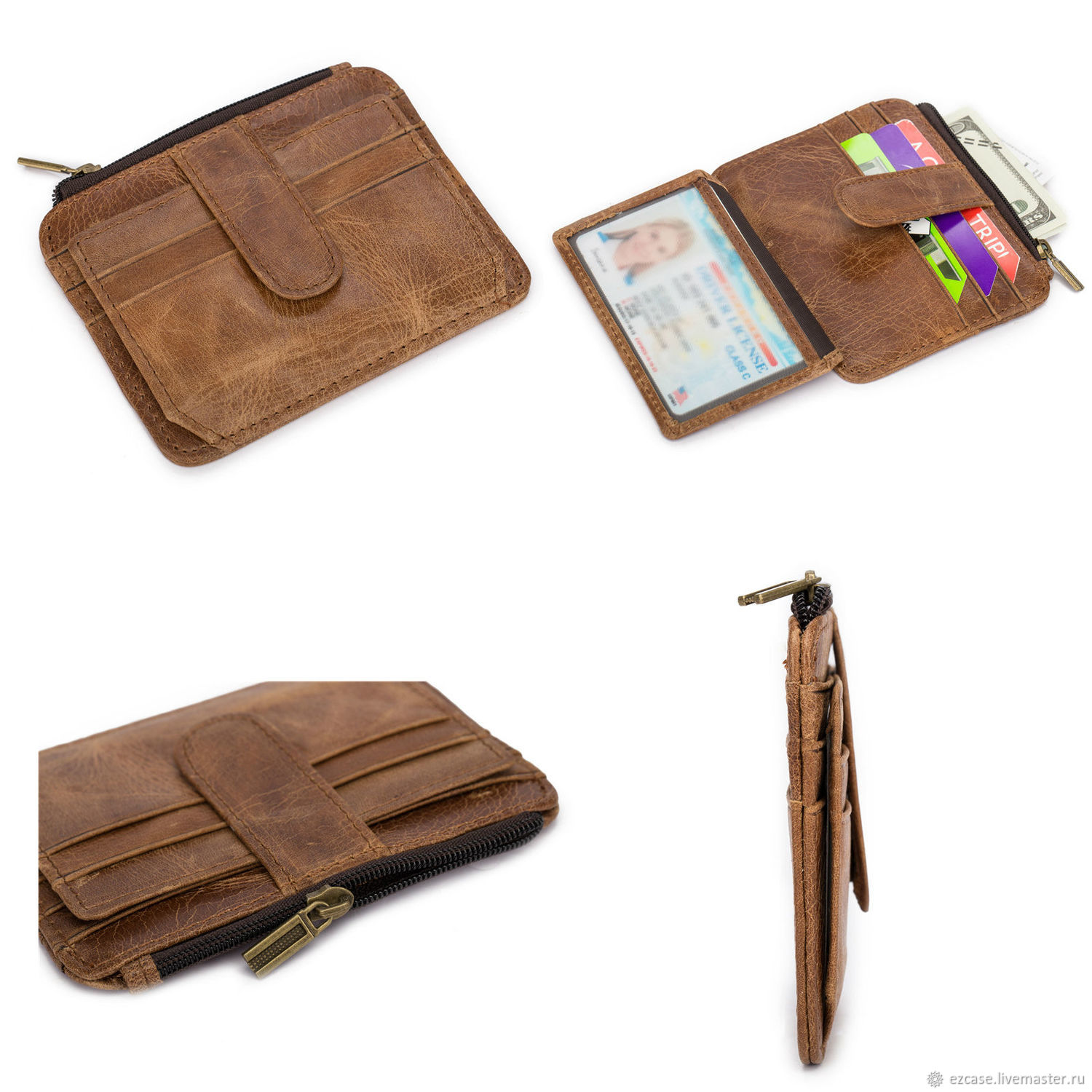 Кредитница мужская и женская кожаная Meropa / Купить кошелек визитницу ...