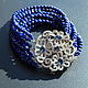 Lapis Lazuli Necklace Multi-row beads BADAHSHAN Authors work. Necklace. NINASilverBox (SilverBox). My Livemaster. Фото №6
