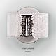 White Python white leather bracelet with dendrite agate. Cuff bracelet. Elena Potsepnya Jewelry. My Livemaster. Фото №4