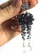 "Иолитовые чувства" серьги. Серьги классические. Nadin-beads. Ярмарка Мастеров.  Фото №5