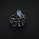 Кольцо Иней. Кольца. HYDRARGYRUM (Silver Jewelry). Ярмарка Мастеров.  Фото №6