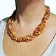 Amber beads in 3 strands of untreated medicinal amber. Beads2. BalticAmberJewelryRu Tatyana. Online shopping on My Livemaster.  Фото №2