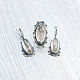 Quartz-rutilated (earrings and ring) (955). Jewelry Sets. The Precious Casket. My Livemaster. Фото №4